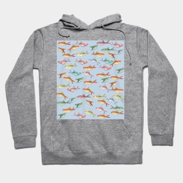 Cute Fish - colorful illustration Hoodie by Window House